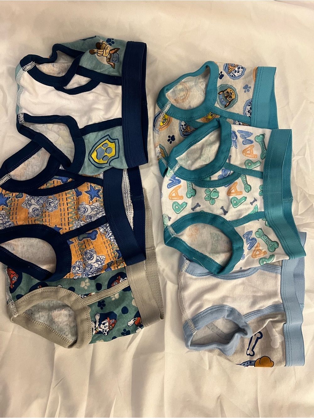 Nickelodeon Paw Patrol Boys Briefs - Navy, Teal & Light Blue Mix